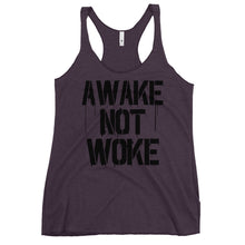 Charger l'image dans la galerie, AWAKE NOT WOKE Women's Racerback Tank