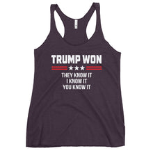 Charger l'image dans la galerie, TRUMP WON Women's Racerback Tank