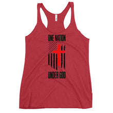 Charger l'image dans la galerie, One nation under god Women's Racerback Tank