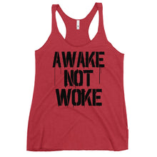 Charger l'image dans la galerie, AWAKE NOT WOKE Women's Racerback Tank