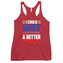 Cargar imagen en el visor de la galería, SH*T a better President Women's Racerback Tank