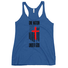 Charger l'image dans la galerie, One nation under god Women's Racerback Tank