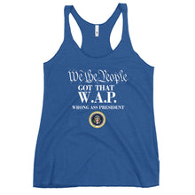 Cargar imagen en el visor de la galería, WAP Special Edition white lettering Women's Racerback Tank