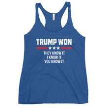 Charger l'image dans la galerie, TRUMP WON Women's Racerback Tank