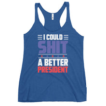 Cargar imagen en el visor de la galería, SH*T a better President Women's Racerback Tank