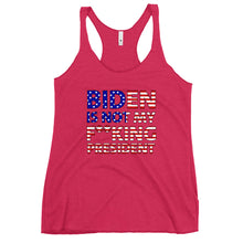 Charger l'image dans la galerie, Biden is not my F**king President Women's Racerback Tank