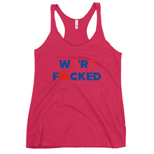 Load image into Gallery viewer, We’re F**ked Women's Racerback Tank