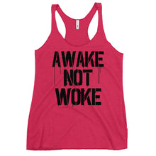Charger l'image dans la galerie, AWAKE NOT WOKE Women's Racerback Tank