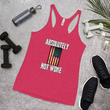 Cargar imagen en el visor de la galería, NOT WOKE Women's Racerback Tank