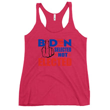 Cargar imagen en el visor de la galería, Biden Selected Not Elected Women's Racerback Tank