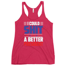 Cargar imagen en el visor de la galería, SH*T a better President Women's Racerback Tank