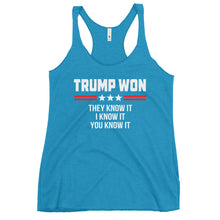 Charger l'image dans la galerie, TRUMP WON Women's Racerback Tank