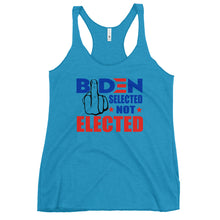 Cargar imagen en el visor de la galería, Biden Selected Not Elected Women's Racerback Tank