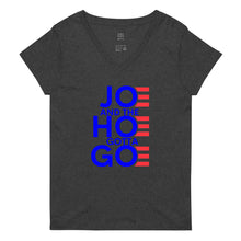 Cargar imagen en el visor de la galería, Joe and the Hoe Gotta Go Women’s recycled v-neck t-shirt