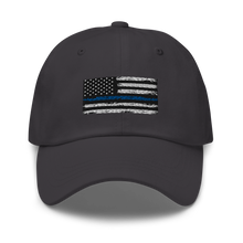 Load image into Gallery viewer, Thin blue line Dad hat
