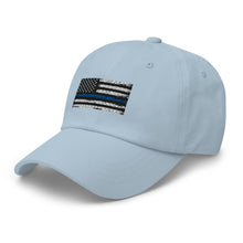 Load image into Gallery viewer, Thin blue line Dad hat
