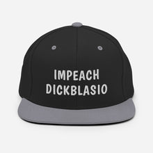 Load image into Gallery viewer, Snapback Hat impeach dickblasio
