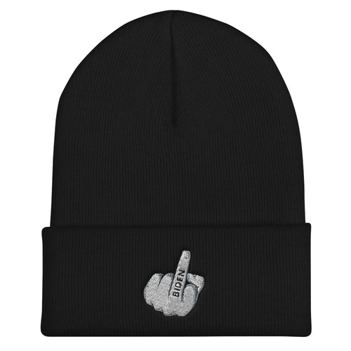 Fuck Biden Cuffed Beanie - Real Tina 40