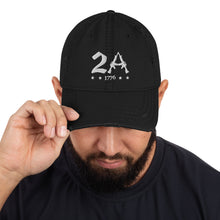 Load image into Gallery viewer, 2nd Amendment Distressed Dad Hat
