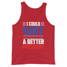 Load image into Gallery viewer, SH*T a better President Unisex Tank Top
