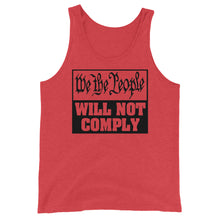 Charger l&#39;image dans la galerie, We The People Will Not Comply Unisex Tank Top
