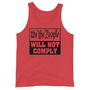 We The People Will Not Comply Unisex Tank Top