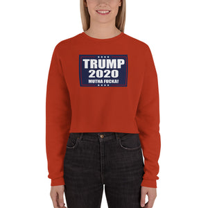 TRUMP 2020 MF Women's Cropped Sweatshirt - Real Tina 40