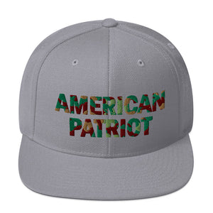 American Patriot (Camo) Snapback Hat - Real Tina 40