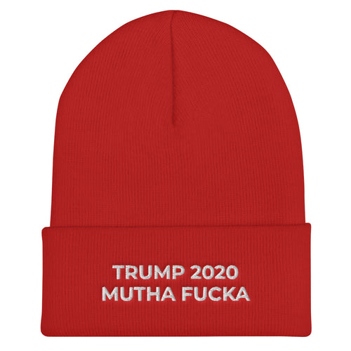 TRUMP 2020 MF Cuffed Beanie - Real Tina 40