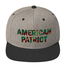 Cargar imagen en el visor de la galería, American Patriot (Camo) Snapback Hat - Real Tina 40
