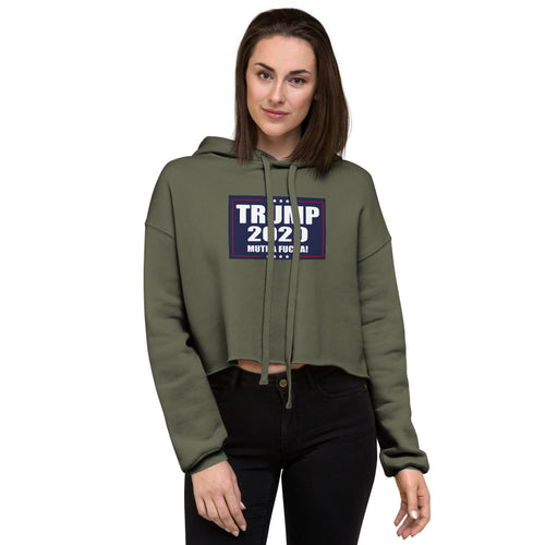 TRUMP 2020 MF Women's Cropped Hoodie - Real Tina 40