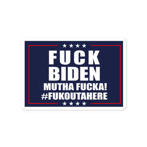 Fuck Biden Sticker - Real Tina 40