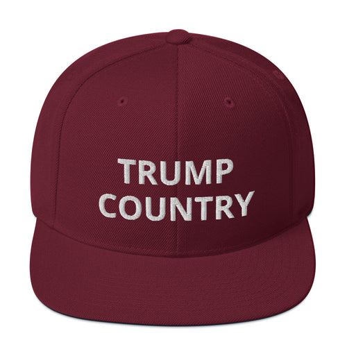 Trump Country Snapback Hat - Real Tina 40