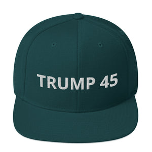 TRUMP 45 Snapback Hat - Real Tina 40