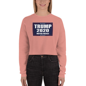 TRUMP 2020 MF Women's Cropped Sweatshirt - Real Tina 40