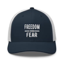 Charger l&#39;image dans la galerie, Freedom over Fear Trucker Cap
