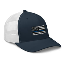 Load image into Gallery viewer, Thin blue line Trucker Cap
