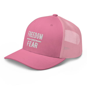 Freedom over Fear Trucker Cap