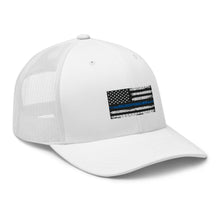 Load image into Gallery viewer, Thin blue line Trucker Cap
