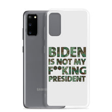 Load image into Gallery viewer, Biden Is Not My F**KING President Camouflage Samsung Case
