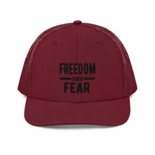 Charger l&#39;image dans la galerie, Freedom over Fear Trucker Cap
