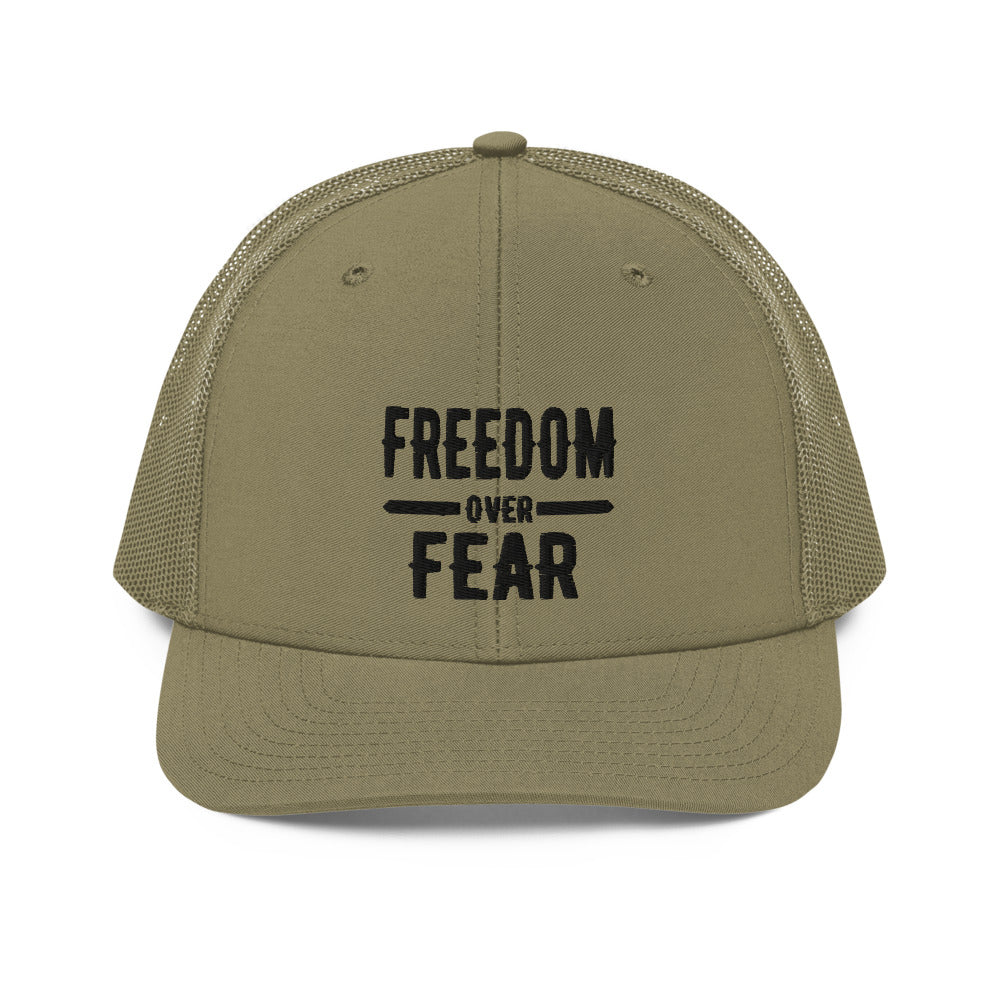 Freedom over Fear Trucker Cap