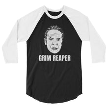 Load image into Gallery viewer, Grim Reaper 3/4 sleeve raglan shirt
