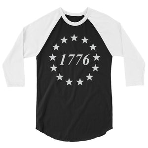1776 3/4 sleeve raglan shirt