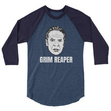 Load image into Gallery viewer, Grim Reaper 3/4 sleeve raglan shirt
