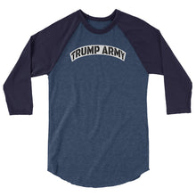 Cargar imagen en el visor de la galería, TRUMP ARMY 3/4 sleeve raglan shirt
