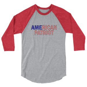 American Patriot (USA) 3/4 sleeve raglan shirt