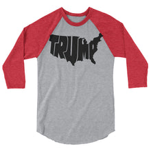 Cargar imagen en el visor de la galería, TRUMP USA 3/4 sleeve raglan shirt
