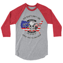 Cargar imagen en el visor de la galería, 2nd Amendment 3/4 sleeve raglan shirt
