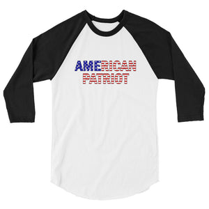American Patriot (USA) 3/4 sleeve raglan shirt